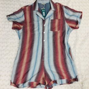 EarthBound Boundless Summer Stripe Romper XL